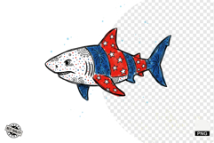 4th of July Undersea Life Clipart Product Image 1