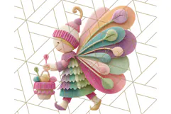 Kawaii Halloween Clipart Cute Kids and Candy Elements Png Product Image 4