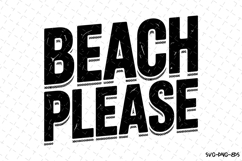 Beach please svg | Summer Svg | Svg Cut Files Product Image 1