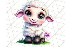 Kids Farm Clipart, Cute Farmer and Farm Animal PNG Product Image 2
