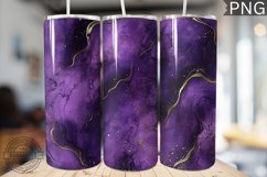 Purple Luxury Alcohol Ink Tumbler Wrap -High Quality 300 Dpi Product Image 1