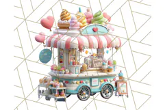 Kawaii City Girl PNG Clipart, Soft Dreamy Style Clip Art Product Image 4