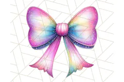 Pastel Fairy Clip Art PNG With Glitter, Rainbow Fairy Png Product Image 4
