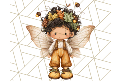 Fall Fairy Clipart PNG, Autumn Fairy People With Wings Product Image 4