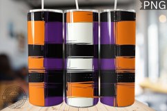 Halloween Plaid Pattern Tumbler Wrap - High Quality 300 Dpi Product Image 1