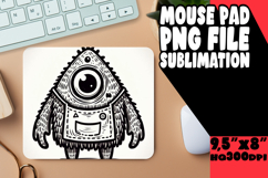 SWEET desk MAT Sublimation Ideas, Monster Product Image 1