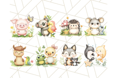 Farm and Forest Animal Pairs PNG Adorable Animal Companions Product Image 4