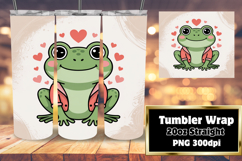 Unique Gift: 20oz Tumbler Design , Valenines Animals Product Image 1