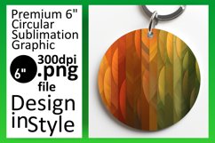 Stunning Gradient Round Design for Sublimation Art Product Image 1