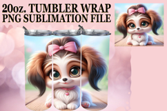 RADIANT SPIRITS 20oz TUMBLER WRAP, 3D Dog Product Image 1