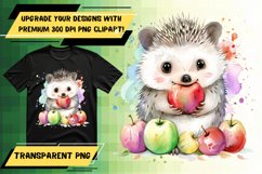 Colorful Watercolor Critter Sublimation Illustration - Happy Product Image 1