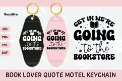 Book Lover Motel Keychain SVG Vol. 2 | Get In We're Going Product Image 1