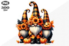 Halloween Gnomes Sublimation - Clipart PNG Design Product Image 1