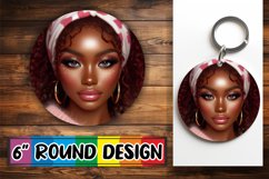 Luminous Round Designs Sublimation, Love Girl Product Image 1