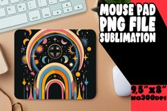 Midnight Mirage Beauty: Sublimation Mouse Pad Artistry Product Image 1