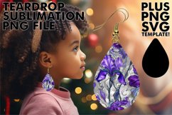 Sublimation Masterclass: Teardrop Earrings with Blossoms Product Image 1