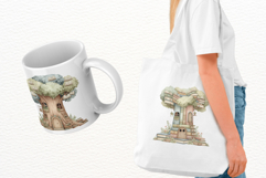 Spring Books Tree Clipart Product Image 4