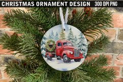 Christmas Ornament Sublimation PNG Design Product Image 1