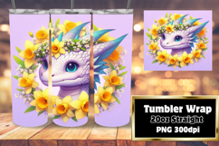 20oz Customizable Tumbler Design , Dragon Product Image 1