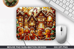 Homes Mouse Pad Sublimation, Christmas Mouse Pad PNG Product Image 1