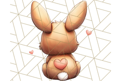 Cute Back View Sitting Animal Clipart PNG From Behind Product Image 4