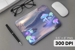 Winter Wonderland Snowflake PNG, Icy Tree Mouse Pad Design Product Image 1