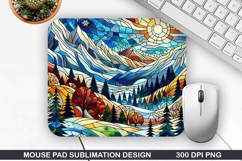 Christmas Tree Mouse Pad Sublimation,Christmas Mouse Pad PNG Product Image 1