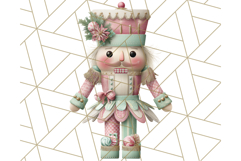 Pastel Christmas Clipart, Mint and Blush Holiday PNG Product Image 4