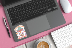 Motivational Quote Sticker SVG | Grow At Your Own Pace Product Image 3