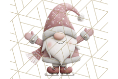 Cozy Winter Gnome Clipart PNG, Christmas Gnome Clip Art Product Image 4
