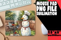 Tropical Mouse Pad Tidings: Christmas Edition PNG Product Image 1