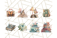 Cottagecore Butterfly and Book PNG Clipart Reading Elements Product Image 4