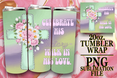Cozy afternoons 20oz tumbler wrap, Cross Product Image 1