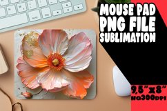 Petal Paradise: Sublimation Mouse Pad Designs PNG Product Image 1