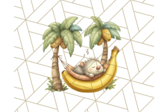 Tropical Fruit Party Animals PNG Clipart, Cute Summer Animal Product Image 4