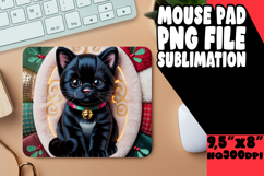 Playful Desk Mat Sublimation PNG, Holiday Pets Product Image 1