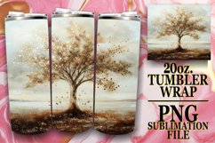 Radiant Nature's Vibrant Spring Tumbler Wrap: 20oz Sublimati Product Image 1