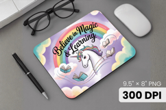 100 days of school Mouse Pad, Teacher PNG Sublimation Design Product Image 1