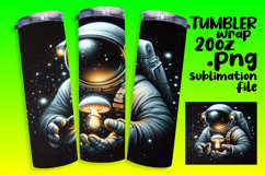 Custom 20oz Sublimation File , Astronaut Product Image 1