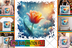 LUMINOUS Sublimation Gift Ideas, 3D Flower Product Image 1