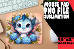 Sweet DESK pad Playful PNG, Dragon Product Image 1