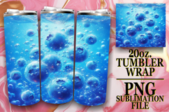 Vibrant Nights 20oz tumbler wrap, 3D Fruits Product Image 1