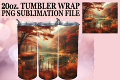 WHIMSICAL ESCAPES 20oz TUMBLER WRAP, Autumn Product Image 1
