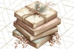 Hygge Winter Home Clipart PNG Neutral Cozy Decor Product Image 4