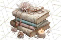 Hygge Winter Home Clipart PNG Neutral Cozy Decor Product Image 4