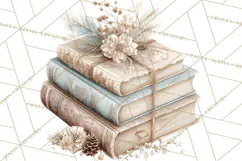 Hygge Winter Home Clipart PNG Neutral Cozy Decor Product Image 3