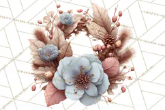 Hygge Winter Home Clipart PNG Neutral Cozy Decor Product Image 4