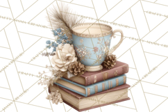 Hygge Winter Home Clipart PNG Neutral Cozy Decor Product Image 2