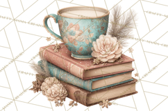 Hygge Winter Home Clipart PNG Neutral Cozy Decor Product Image 3