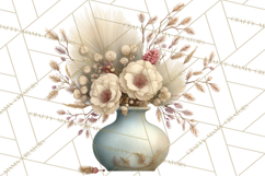 Hygge Winter Home Clipart PNG Neutral Cozy Decor Product Image 3